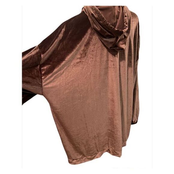 Velour Hoodie Dress with Attached Face Mask by Fashionkilla - Picture 6 of 10